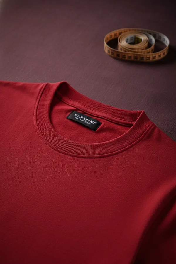 Red_Cotton_Regular_Fit_Plain_Crew_Neck_T-Shirt_For_Unisex