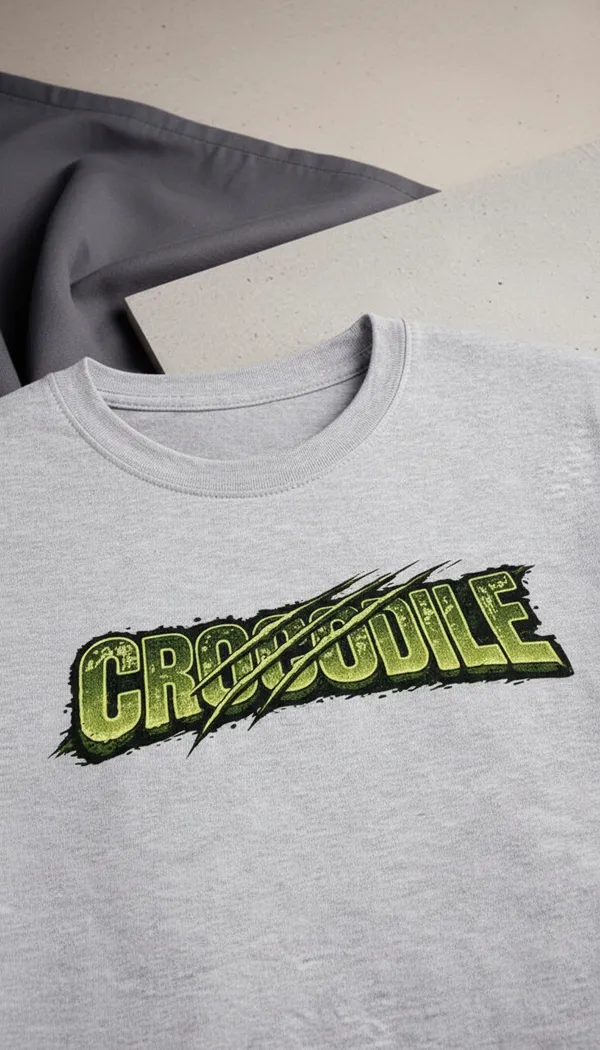 Grey_Cotton_Regular_Fit_Crocodile_Graphic_T-Shirt_For_Unisex