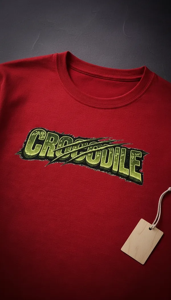 Red_Cotton_Regular_Fit_Crocodile_Predator_Graphic_T-Shirt_For_Unisex