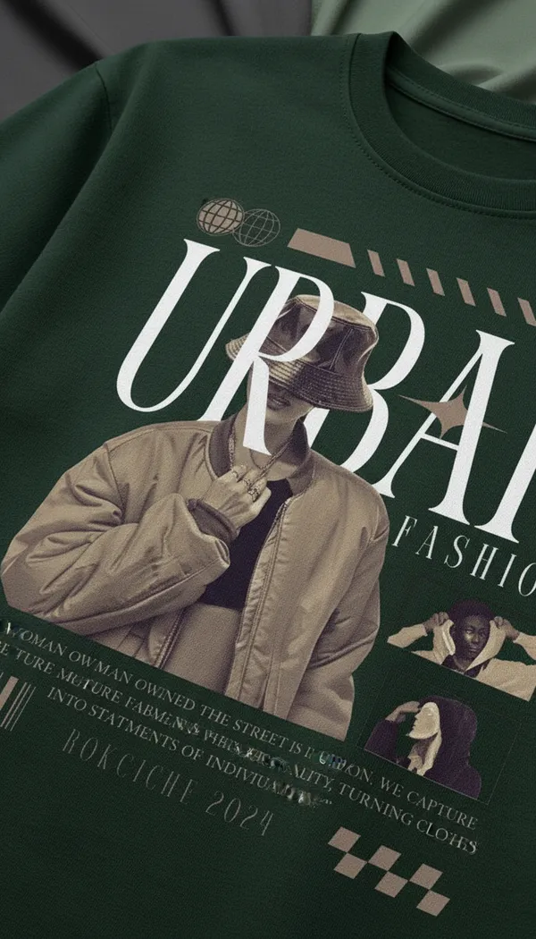Green_Cotton_Oversized_Urban_Fashion_Graphic_T-Shirt_For_Unisex