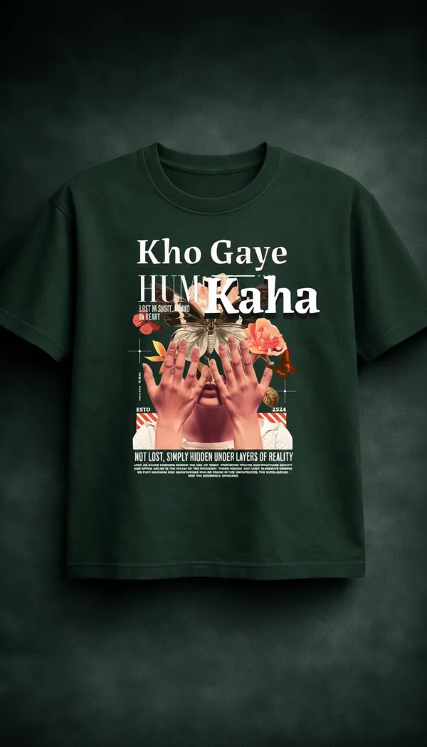 Green_Cotton_Graphic_Print_T-Shirt_For_Unisex