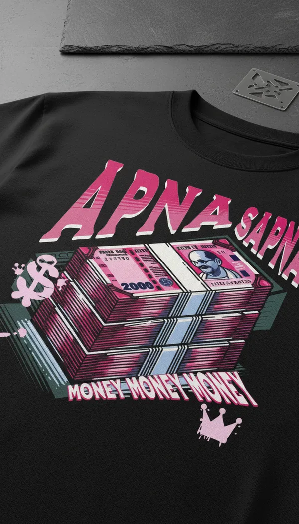Black_Cotton_Regular_Fit_Apna_Sapna_Graphic_T-Shirt_For_Unisex