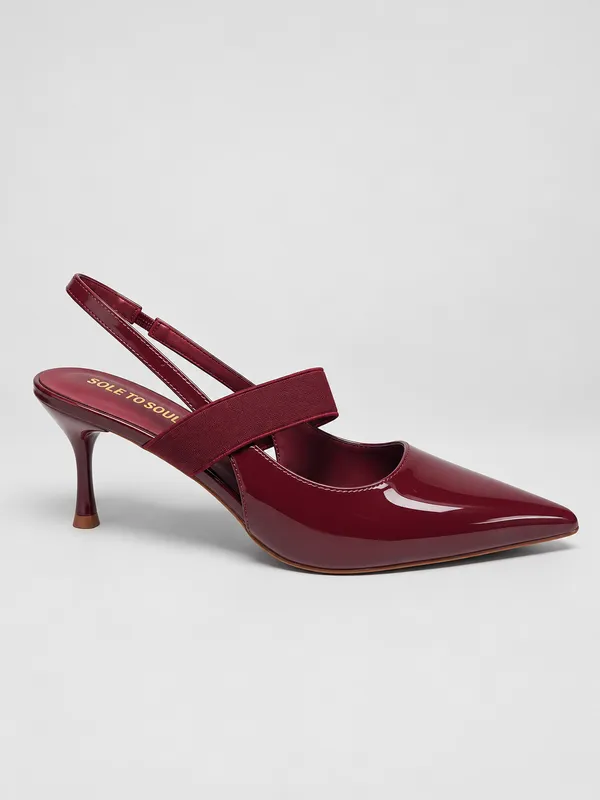Maroon_Slingback_Kitten_Heels