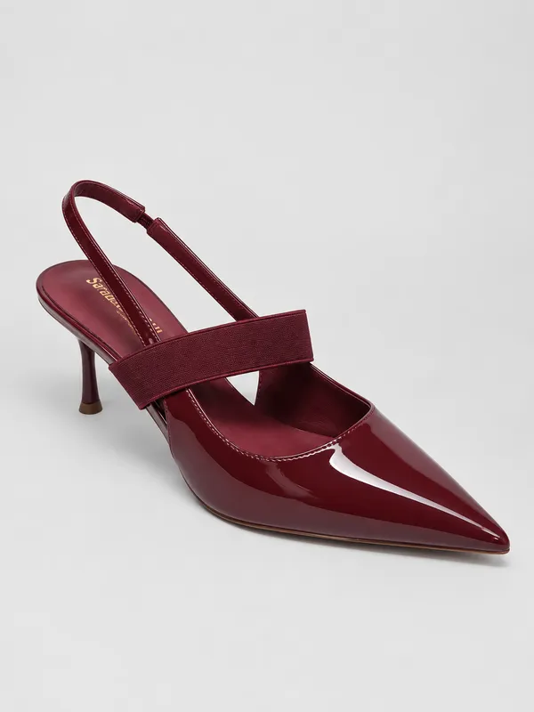 Maroon_Slingback_Kitten_Heels