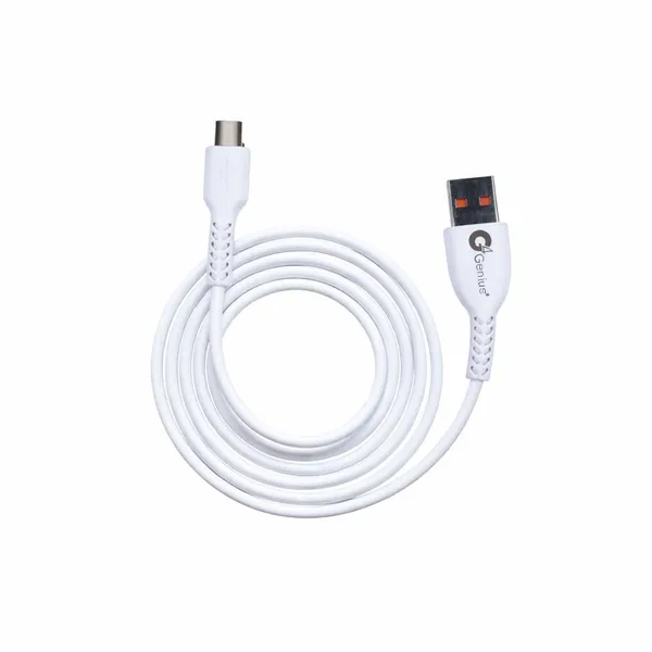 White_2.4_Usb_To_Type-C_Fast_Charging_Data_Cable_1_Meter_Pure_Copper_Durable_Charging_Cord_Compatible_With_Android_Smartphones_Tablets