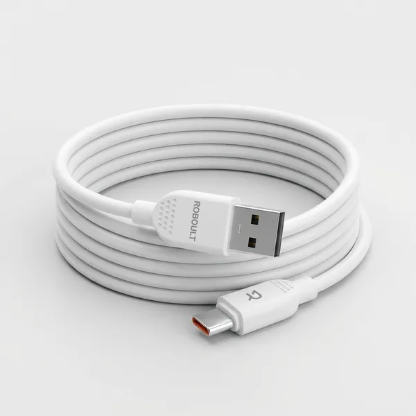 White_Roboult_45_Watt_V8_Type_C_Fast_Charging_Data_Sync_Cable