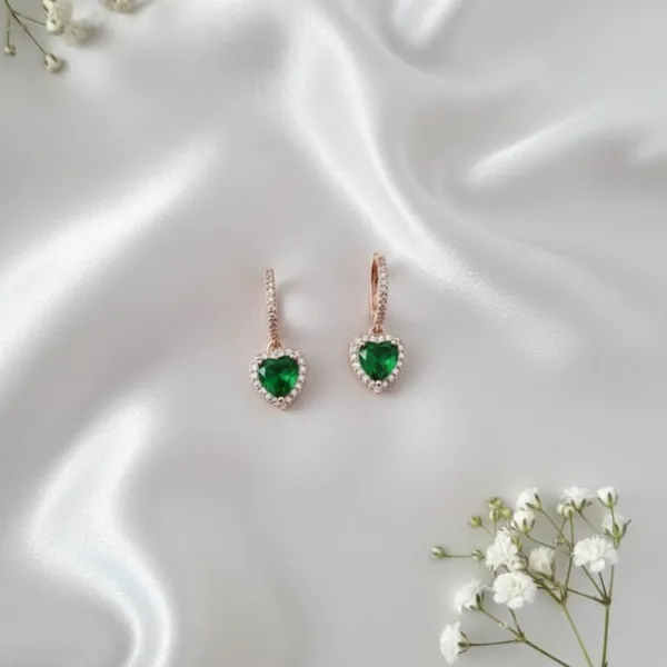 Gold_And_Green_Alloy_Steel_Premium_Earrings_For_Women