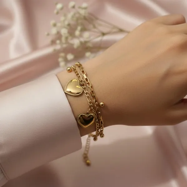 Gold_Alloy_Steel_Premium_Bracelet_For_Women