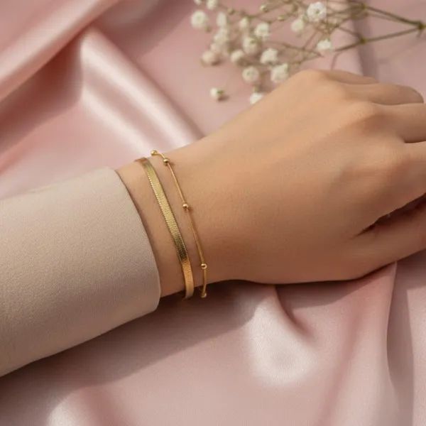 Gold_Alloy_Steel_Premium_Bracelet_For_Women