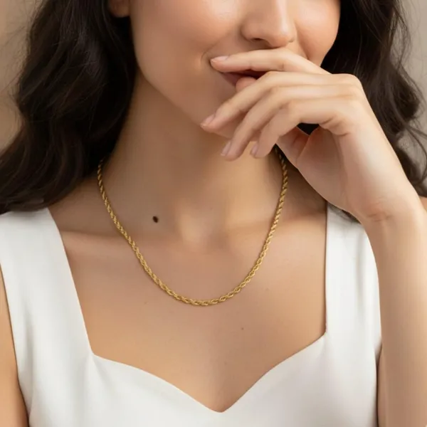 Gold_Alloy_Steel_Premium_Chain_For_Women