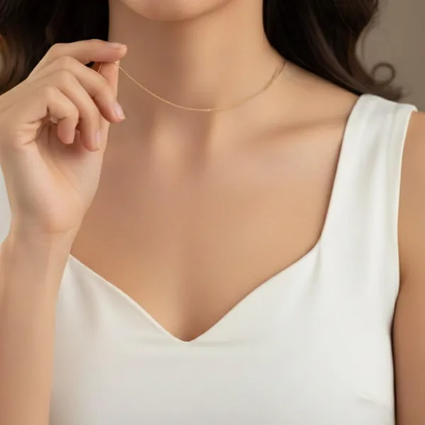 Gold_Alloy_Steel_Premium_Chain_For_Women