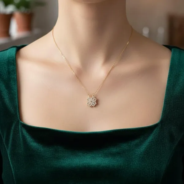 Gold_Alloy_Steel_Premium_Necklace_For_Women