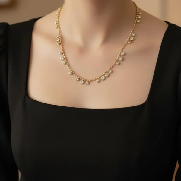 Gold_Alloy_Steel_Premium_Necklace_For_Women
