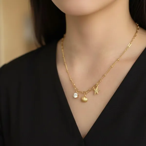 Gold_Alloy_Steel_Premium_Necklace_For_Women