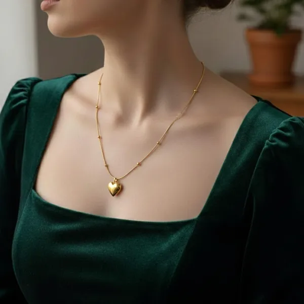 Gold_Alloy_Steel_Premium_Necklace_For_Women