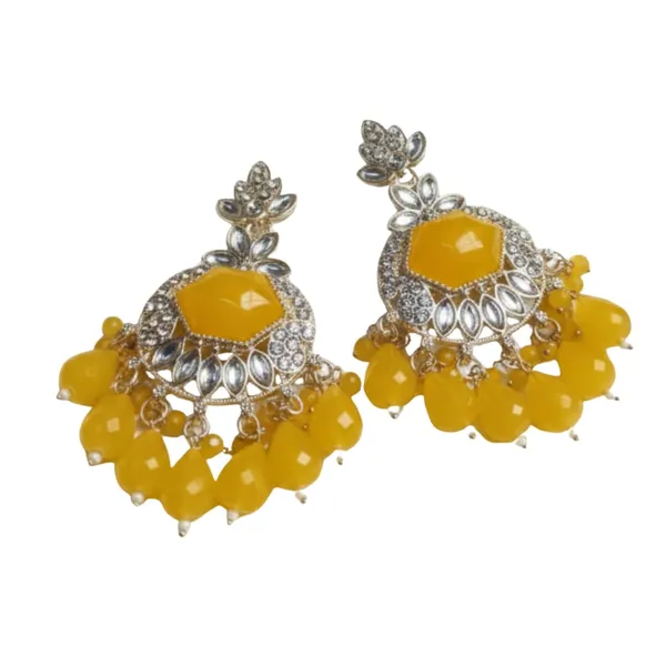 Yellow_Alloy_Steel_Premium_Earrings_For_Women