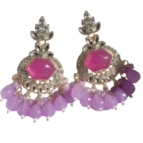Purple_Alloy_Steel_Premium_Earrings_For_Women