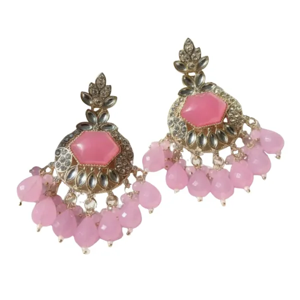 Pink_Alloy_Steel_Premium_Earrings_For_Women