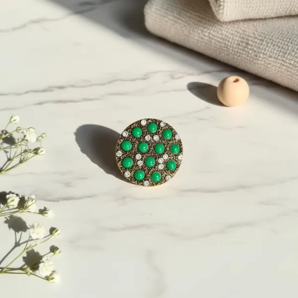 Green_Alloy_Steel_Premium_Ring_For_Women