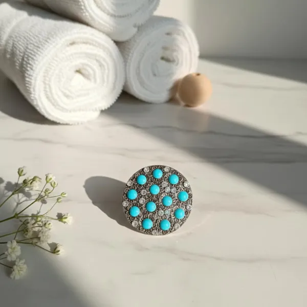 Turquoise_Alloy_Steel_Premium_Ring_For_Women