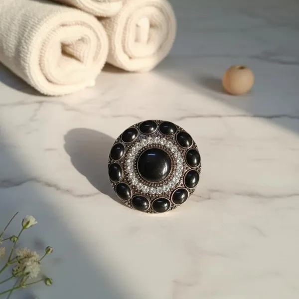Black_Alloy_Steel_Premium_Ring_For_Women