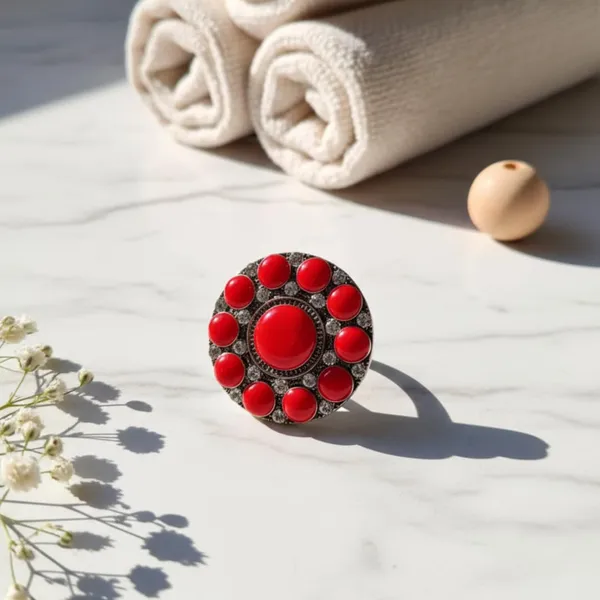 Red_Alloy_Steel_Premium_Ring_For_Women