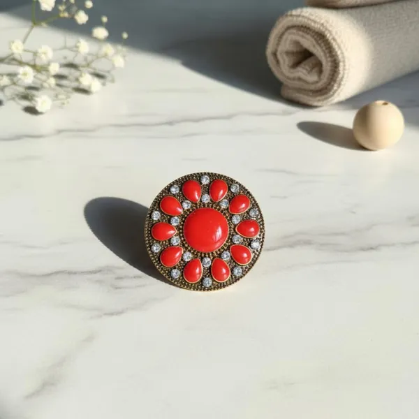 Red_Alloy_Steel_Premium_Ring_For_Women