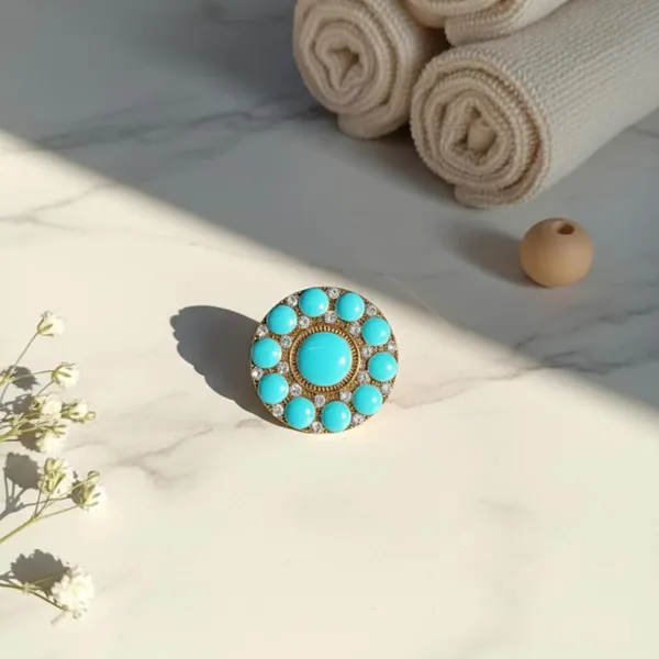 Turquoise_Alloy_Steel_Premium_Ring_For_Women