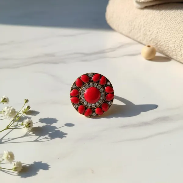 Red_Alloy_Steel_Premium_Ring_For_Women
