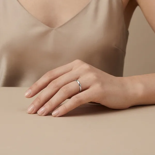 Silver_Alloy_Steel_Premium_Ring_For_Women