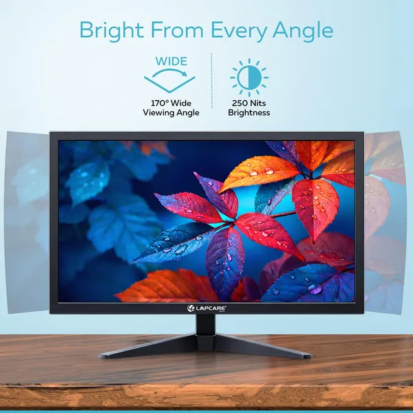 Lapcare_LM195WDH_19_Inch(48.26CM)_LED_Display_16:10_1440x900_Pixel_Ratio,Tilt_Stand,Vesa_Mount,HDMI_+_VGA_Port_(Black