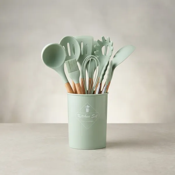Mint_Green_Silicone_And_Wood_Kitchen_Utensils_Set_For_Kitchen
