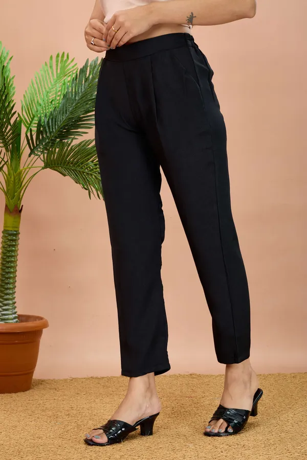Black_Cotton_Regular_Fit_Trouser_For_Women