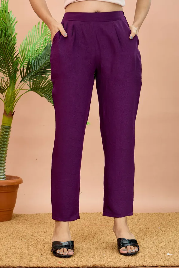 Purple_Cotton_Regular_Fit_Trouser_For_Women