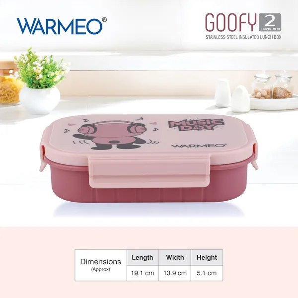 Pink_Stainless_Steel_Warmeo_Goofy_Insulated_Lunch_Box_For_Office,_School