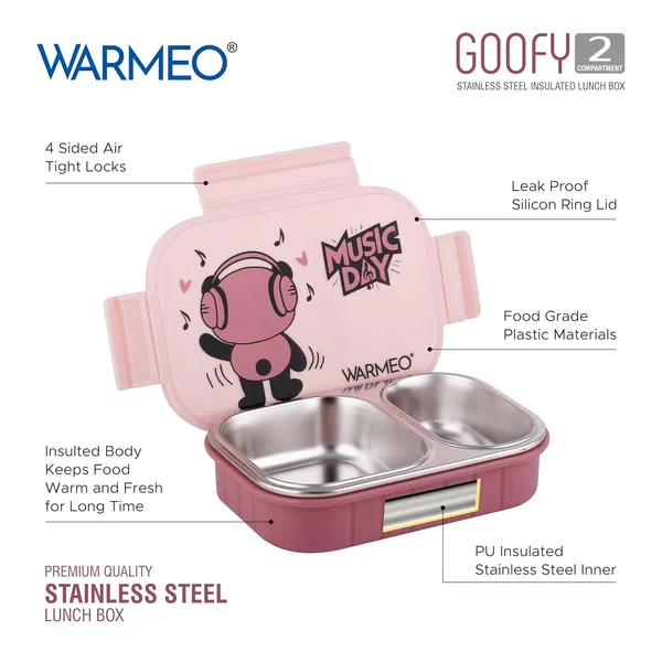 Pink_Stainless_Steel_Warmeo_Goofy_Insulated_Lunch_Box_For_Office,_School