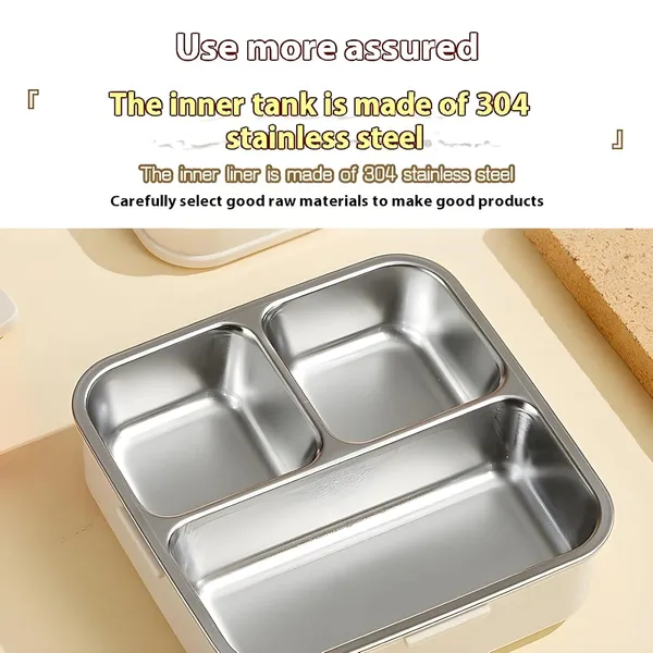 Yellow_Stainless_Steel_Dinosaur_Kids_Bento_Lunch_Box_For_Office,_School