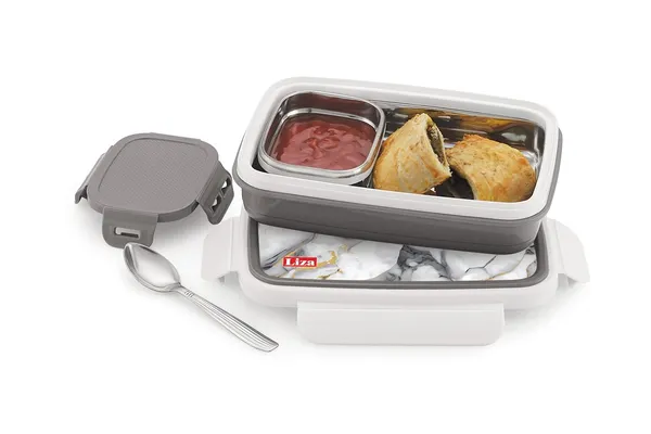 Grey_Stainless_Steel_Snack_Pro_Lunch_Box_For_Office,_School