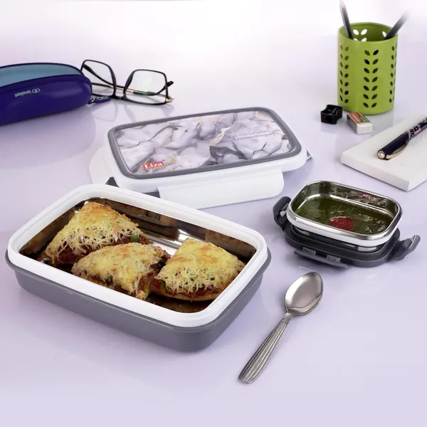 Grey_Stainless_Steel_Snack_Pro_Lunch_Box_For_Office,_School