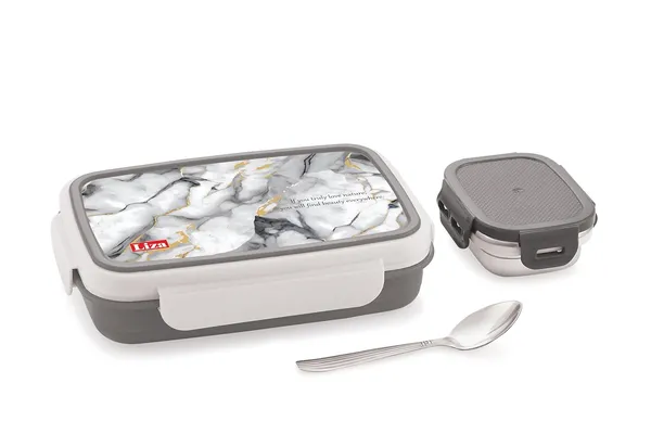 Grey_Stainless_Steel_Snack_Pro_Lunch_Box_For_Office,_School