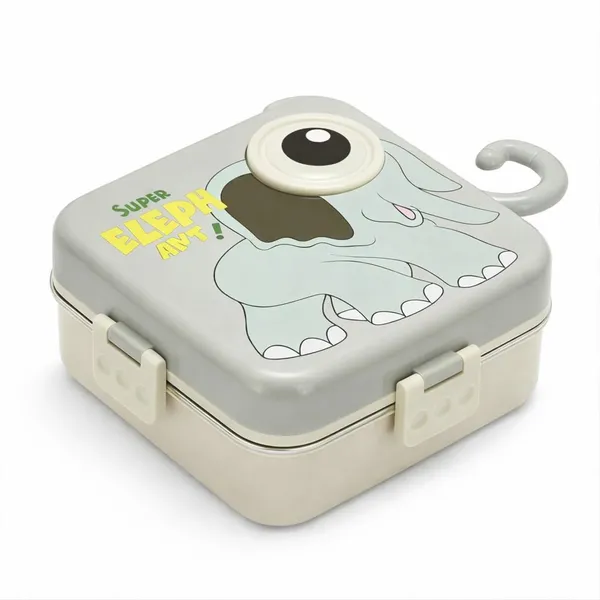 Grey_Stainless_Steel_Elephant_Kinds_Bento_Lunch_Box_For_Office,_School