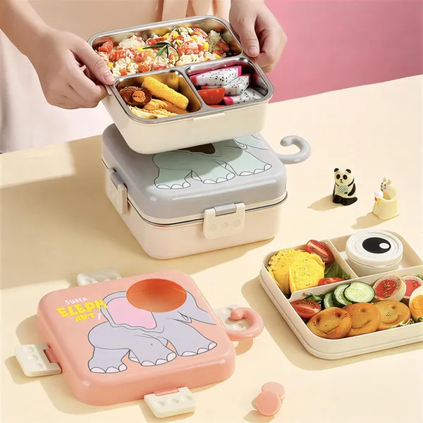 Grey_Stainless_Steel_Elephant_Kinds_Bento_Lunch_Box_For_Office,_School