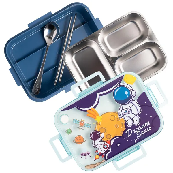Blue_Stainless_Steel_Space_Bento_Lunch_Box_For_Office,_School