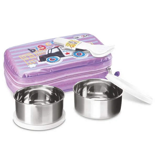 Purple_Stainless_Steel_Nayasa_Crunchy_Munchy_Kids_Lunch_Box_For_Office,_School