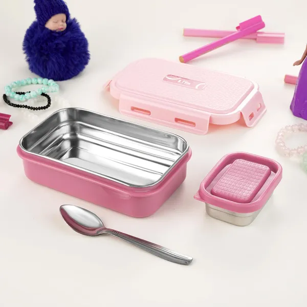 Pink_Stainless_Steel_Lunch_Break_Small_Insulated_Tiffin_Box_For_Office,_School