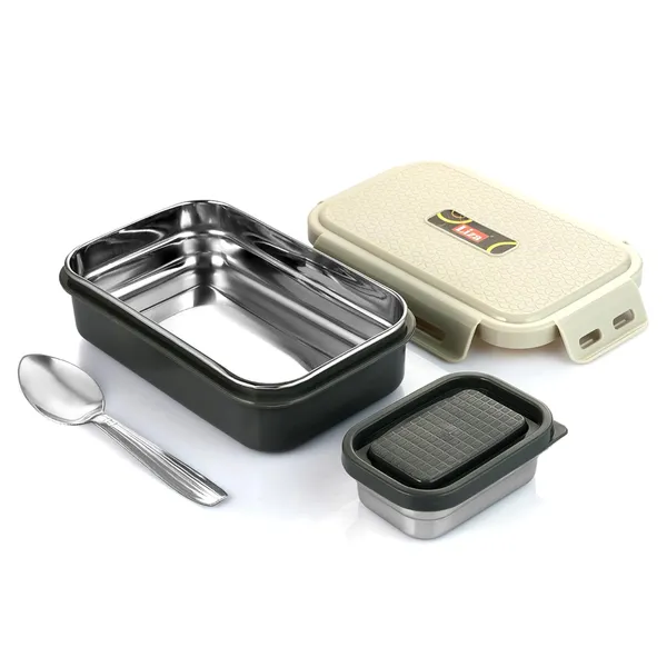 Black_And_Cream_Stainless_Steel_Lunch_Break_Small_Insulated_Tiffin_Box_For_Office,_School