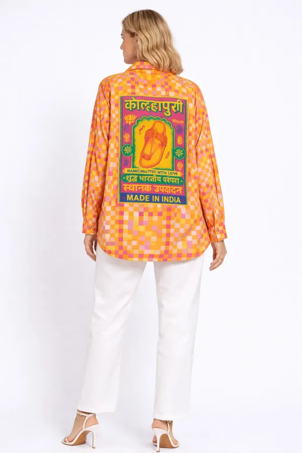Womens_Oversized_Pixel_Print_Shirt_With_Back_Graphic_Patch_|_Abstract_Korean_Style_Statement_Top