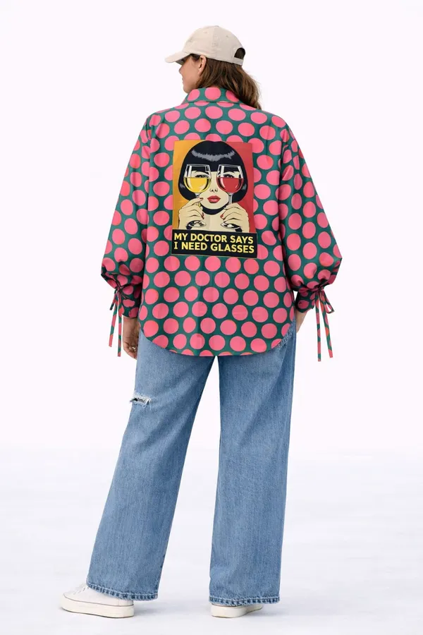 Funky_Oversized_Polka_Shirt_With_Patch