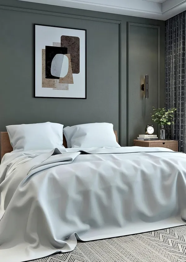 Grey_Microfiber_Bedsheet_With_Pillow_Covers