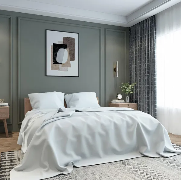 Grey_Microfiber_Bedsheet_With_Pillow_Covers